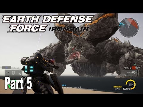 Earth Defense Force: Iron Rain - Story Walkthrough Part 5 No Commentary [HD 1080P]