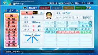 【パワプロ2020】阪神タイガース 選手能力データ【実況パワフルプロ野球2020】eBASEBALL
