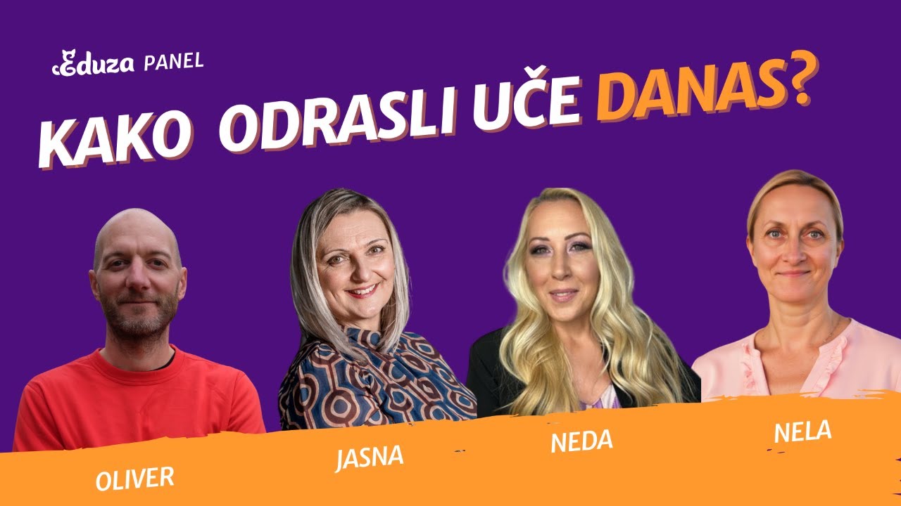 Kako odrasli uče DANAS: Eduza panel
