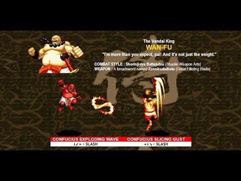 Samurai Shodown 1 - (Arcade) - {Wan-Fu} - Level 8 / 1 Crédito / Até o Final