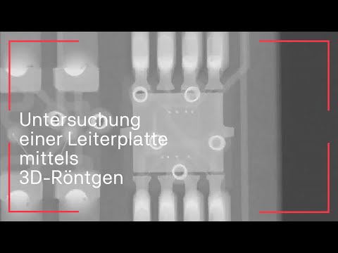 Institut für Materialanalyse: Untersuchung einer Leiterplatte mittels 3D-Röntgen