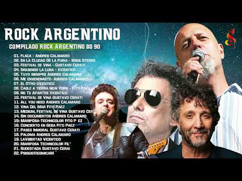 Rock Argentino Exitos 2023 | Soda Stereo, Andrés Calamaro, Gustavo Cerati, Bersuit Vergarabat