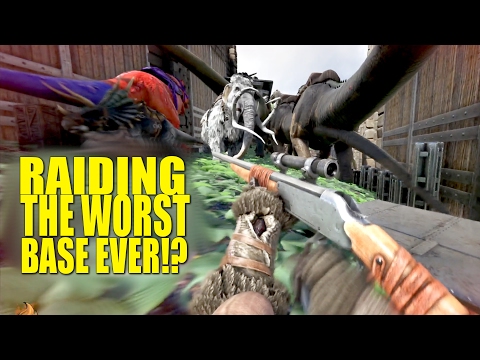 Raiding The WORST Base Ever!? (Raiders/pvp)- Ark: Survival Evolved - Ep.55