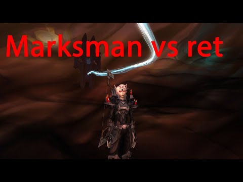 Marksman vs ret   Marksman hunter pvp   Dragonflight alpha