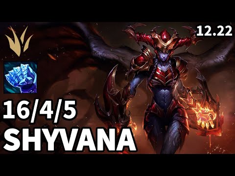 Shyvana Jungle vs Camille  - EUW Master | Patch 12.22