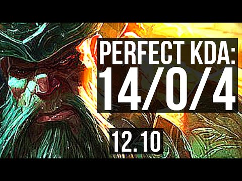 GANGPLANK vs WUKONG (TOP) | 14/0/4, Legendary, 1.8M mastery, 6 solo kills | BR Master | 12.10