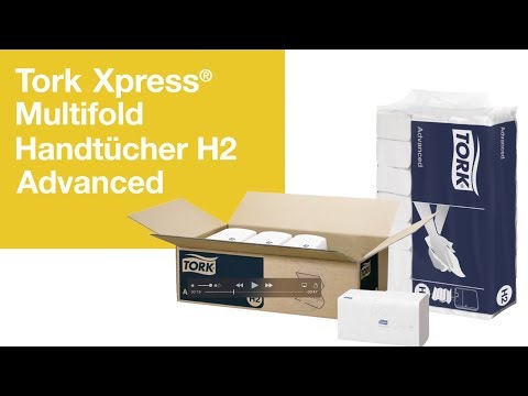 Artikelvideo 1 für TORK Papierhandtücher 129089 Xpress® H2 Advanced schnellauflösend Interfold-Falzung 2-lagig 4.200 Tücher, Artikelnummer 308458