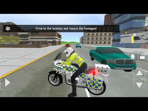 Police bike driving and gang chase simulator - Police Motorbike Riding | Android Gameplay