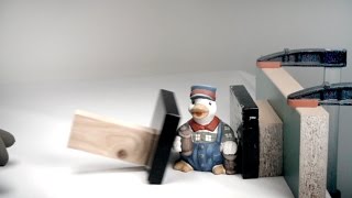 Big neodymium magnets destroying stuff (language spoken: Swiss German)- supermagnete