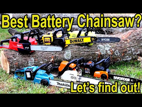 Best Chainsaw Brand (ROUND 1 of 2)? Milwaukee vs DeWalt, Makita, Ryobi & WORX