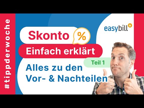 Skonto einfach erklärt | Teil 1: Die Grundlagen