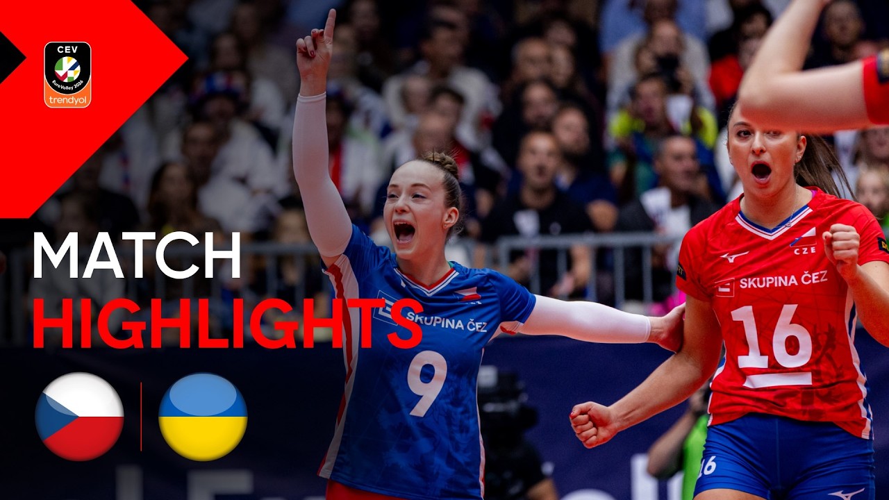 Highlights | CZECHIA vs. UKRAINE| CEV Trendyol Eurovolley 2026 | Women