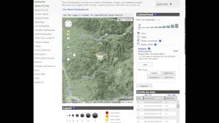 Creating Cross section at PNSN.org