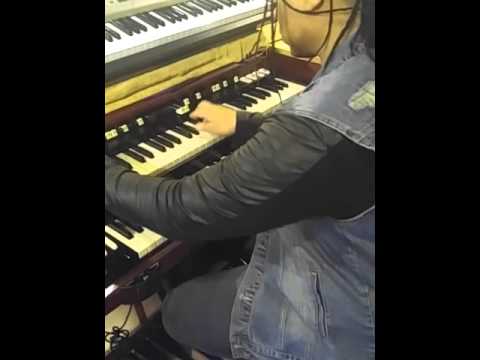 David Hicks on organ