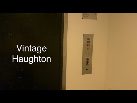 Vintage Haughton Traction Elevator @ U of M Engineering Research Buildings, Ann Arbor, MI