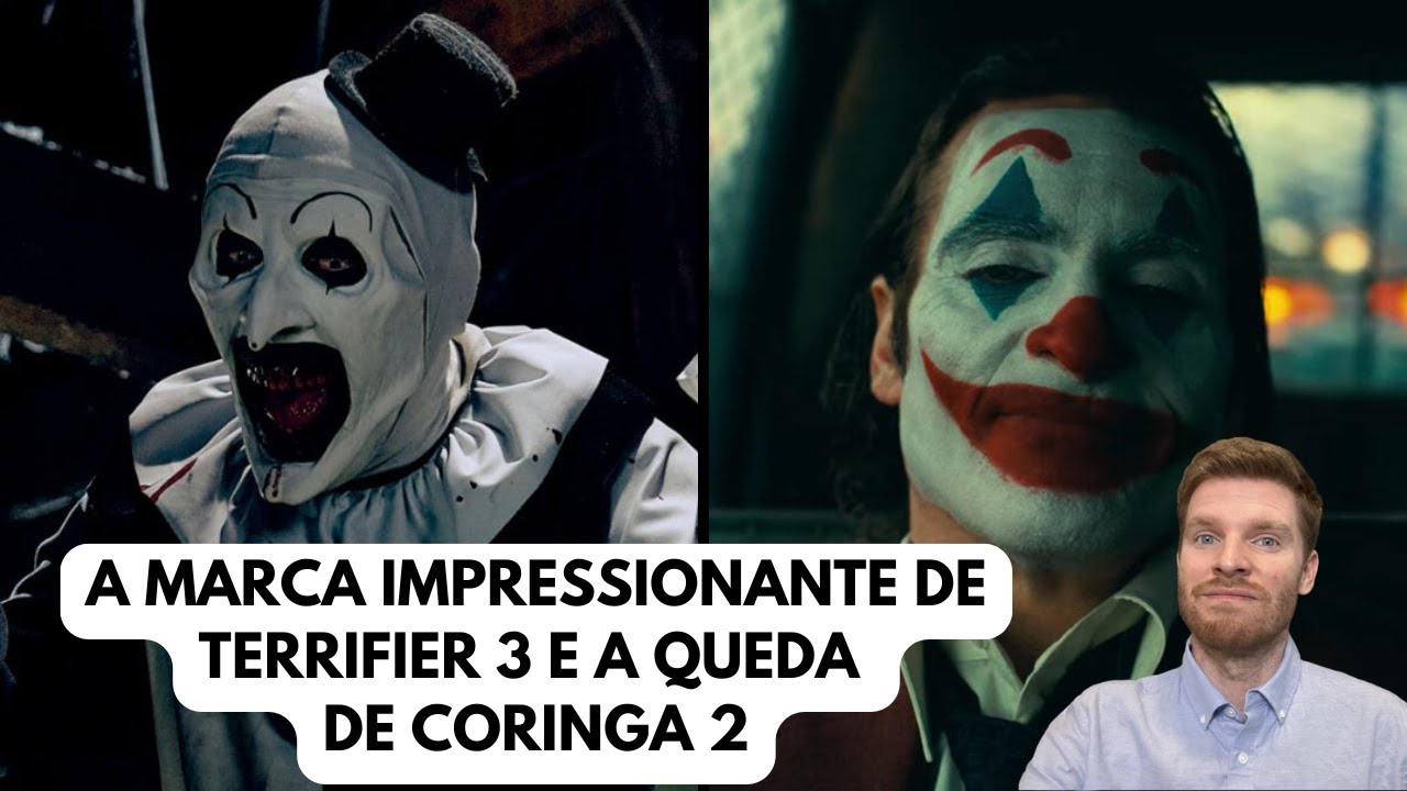 A marca impressionante de Terrifier 3 e a queda histórica da segunda semana de Coringa 2