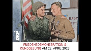 Elbe-Tag - Torgau 1945-2023 - 78. Jahrestag der Begegnung #2 - Rede von R. Perschewski, Vorstand DKP