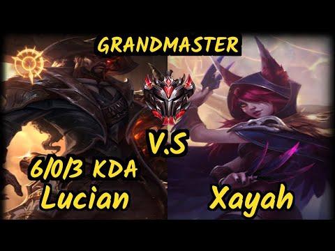 HL Sarkis (LUCIAN) vs XAYAH - 6/0/3 KDA BOTTOM ADC GAMEPLAY - BR Ranked GRANDMASTER