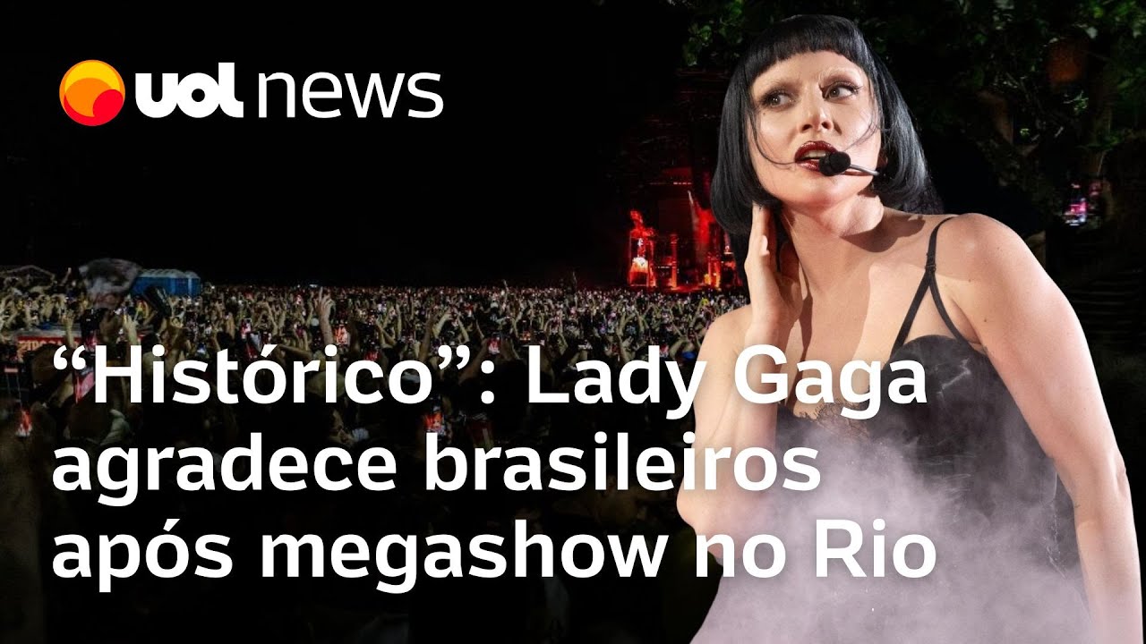 Lady Gaga agradece fãs e diz que show em Copacabana foi histórico: 'maior multidão para uma mulher'