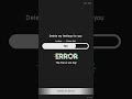 Delete My Feelings For You Error Whatsapp Status Video