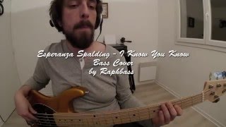 Video thumbnail for Esperanza Spalding - I Know You Know bass cover by Raphael Ferreira