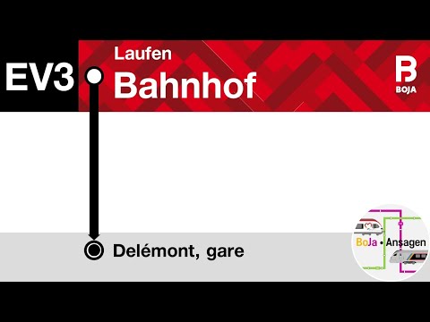 Postauto/Mobiju Ansagen | EV3 Laufen - Delémont | BoJa Ansagen