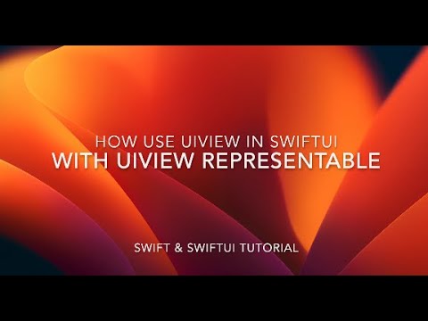 How to use UIView in SwiftUI with UIViewRepresentable