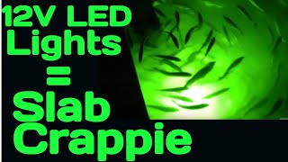 Fishing with underwater lights