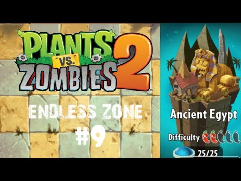 Ancient Egypt (Endless Zone) Pyramid Of Doom (Level 81 - 90) | Plants vs Zombies 2