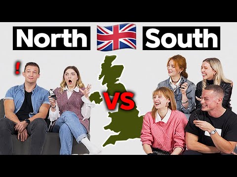 North vs South British talk about Different British Accent!! (RP,Scouse,Scottish)
