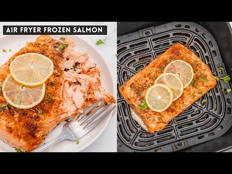 Air Fryer Frozen Salmon (Old Bay Salmon)