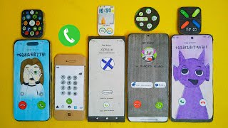 iPhone 1 calling on to iPhone 15 pro + Xperia pro 1 + Xiaomi 15 ultra + Samsung A56 imcoming call
