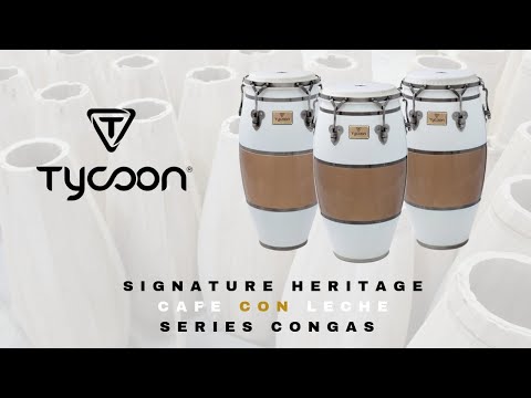 Tycoon Percussion Conga Drum w/ 11" Head Café Con Leche Signature Heritage image 2