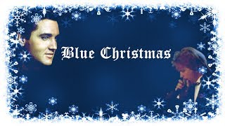 Elvis Presley + Jon Bon Jovi  - Blue Christmas mix (lyrics)
