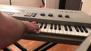Video thumbnail for vintage Akai S1000kb Sampler with keyboard test by Tom O