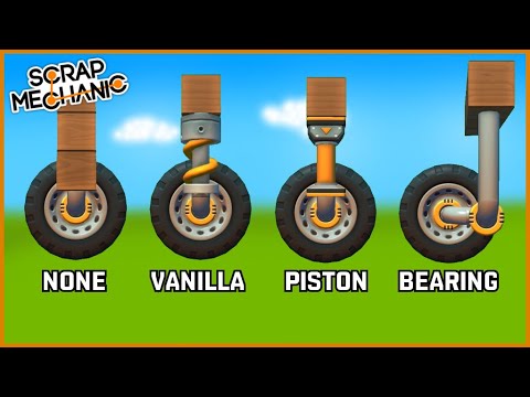 Which Suspension Is Best? 👨‍🔬 Scrap Mechanic Science!