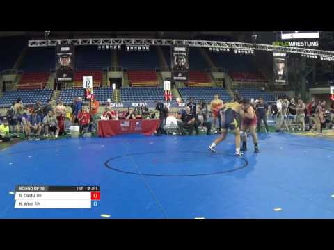Cadet GR 195 Round of 16 - Santos Cantu (OR) vs. Kaden West (CA)