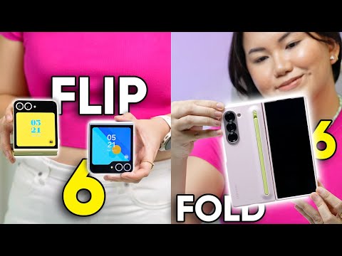 Samsung Galaxy Z Flip6 and Fold6 Impressions: WHAT'S NEW?