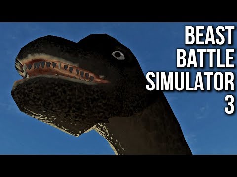 Beast Battle Simulator Gameplay - T REX WITH GUNS Challenges 21-30