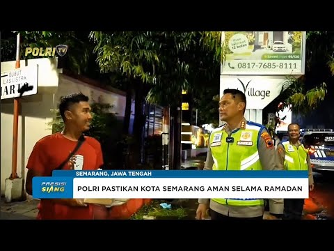 PATROLI GABUNGAN JAGA KAMTIBMAS DAN BAGIKAN MAKANAN SAHUR KEPADA MASYARAKAT KOTA SEMARANG