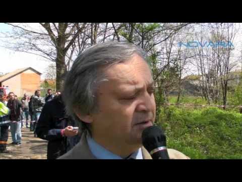 Crollo campanile storico a Suno. Il Sindaco Cupia: un danno enorme