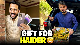Surprising Haider with a New iphone📱Eid Day 2 Nano k Ghar..😍
