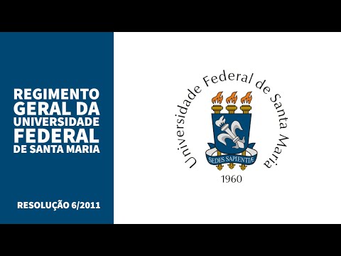 Regimento Geral da UFSM - DA EXTENSÃO (Art. 154 a 162)