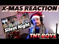 TNT Boys - Silent Night (X-mas livestream) REACTION! (THESE BOYS ARE INCREDIBLE!!!)