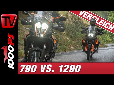 Reiseenduro Vergleichstest - KTM 790 Adventure vs. KTM 1290 Super Adventure S
