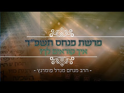 מסר אור החיים - פרשת פנחס תשפ"ד
