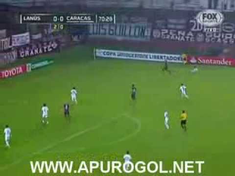 Lanús vs Caracas 1-0 (3-0) Copa Libertadores 2014 - Primera Fase VUELTA