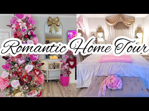 💖((New!!)) ROMANTIC HOME TOUR~ VALENTINE'S DAY!! 💖Olivia's Romantic Home DIY