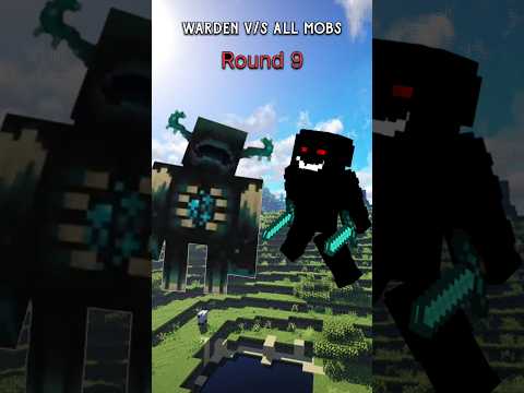 Mn Cft - Warden vs All Mobs #warder_vs_all_mobs #warden #all_mobs #minecraft_shorts #minecraft #shorts