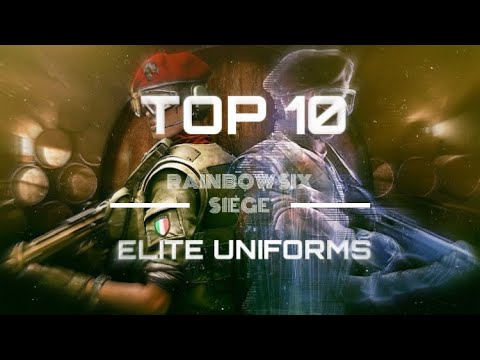 TOP 10 RAINBOW SIX SIEGE ELITE UNIFORMS! (Zofia LEAKED UNIFORM?!)
